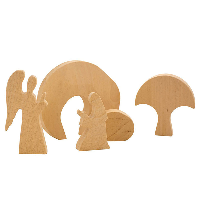 Oster-scène Houten-decoratie
