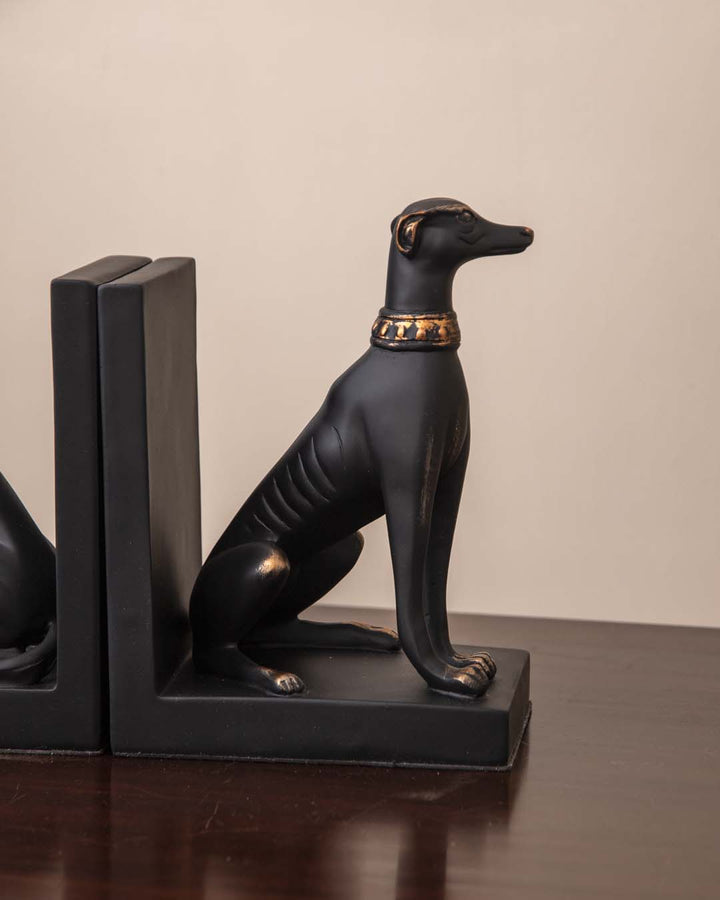 Guard Dog Boekensteunen Set - Zwart