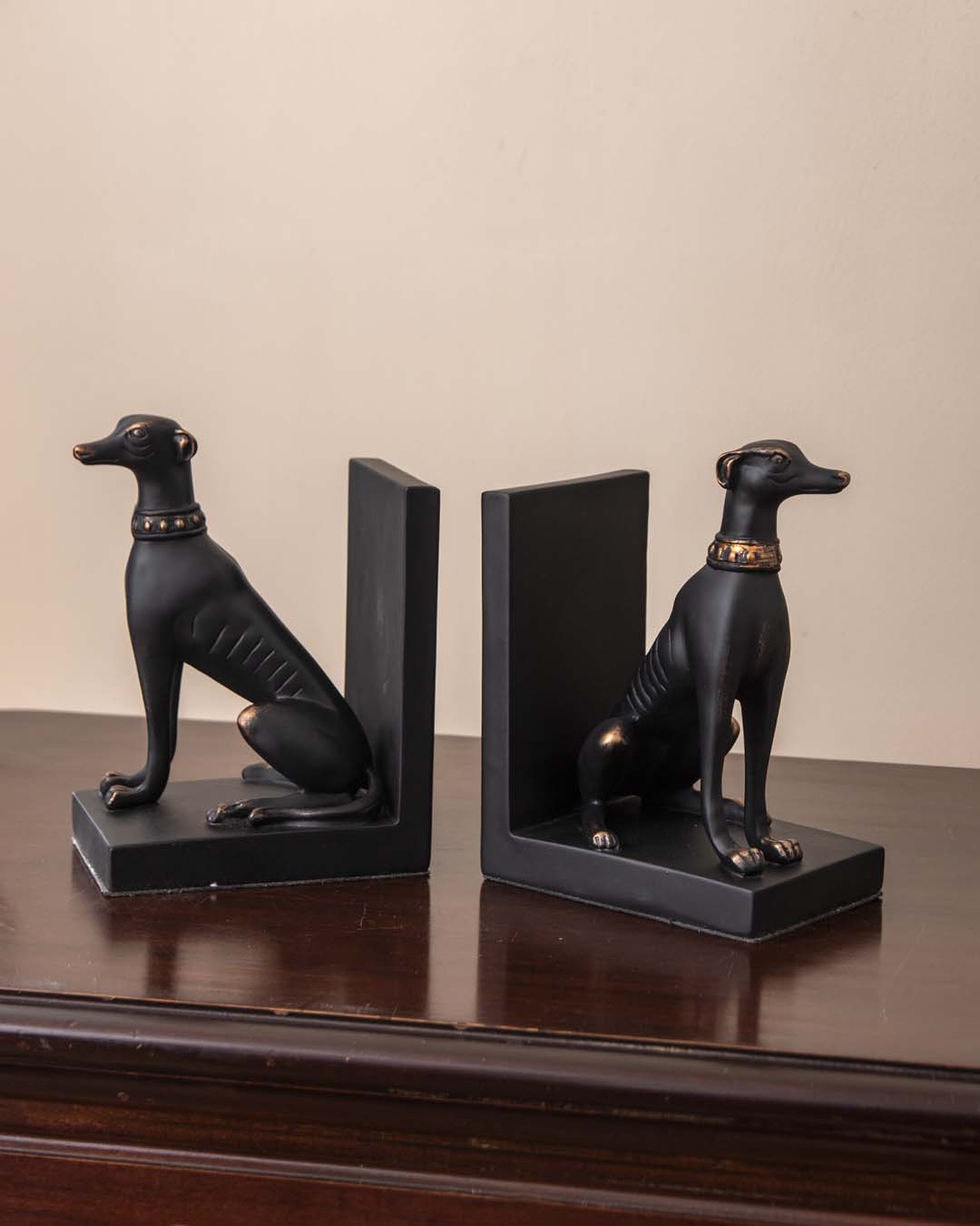 Guard Dog Boekensteunen Set - Zwart