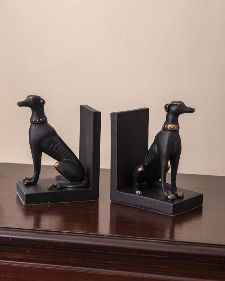 Guard Dog Boekensteunen Set - Zwart