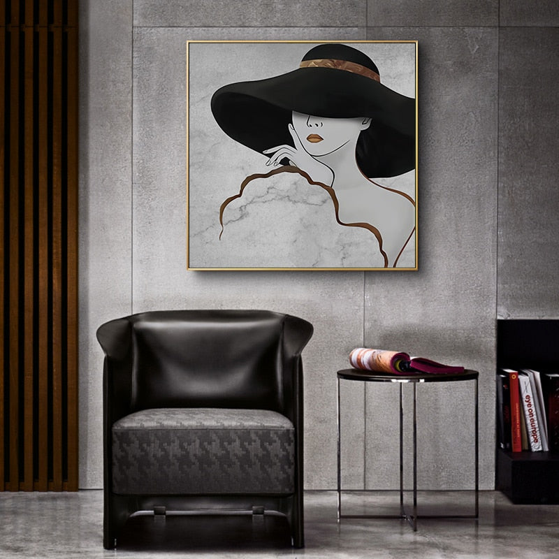 Fashionista - Canvas Muurkunst Schilderij