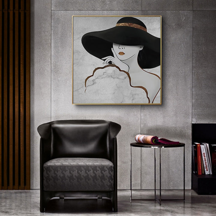 Fashionista - Canvas Muurkunst Schilderij