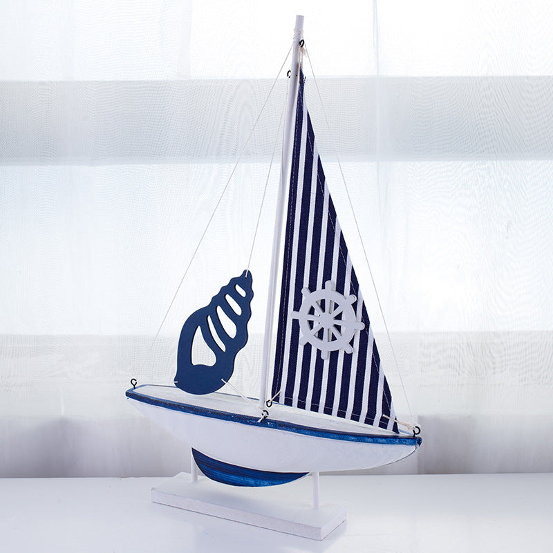 Nautische Zeilboot Weergave Stuk