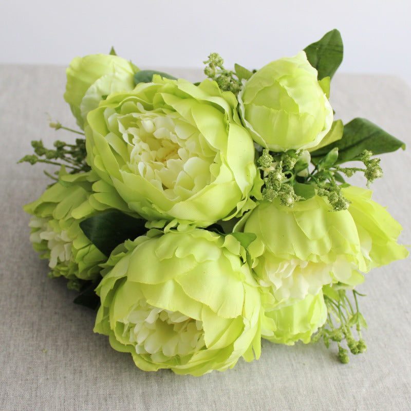 Levensechte Pioenroos Bouquet