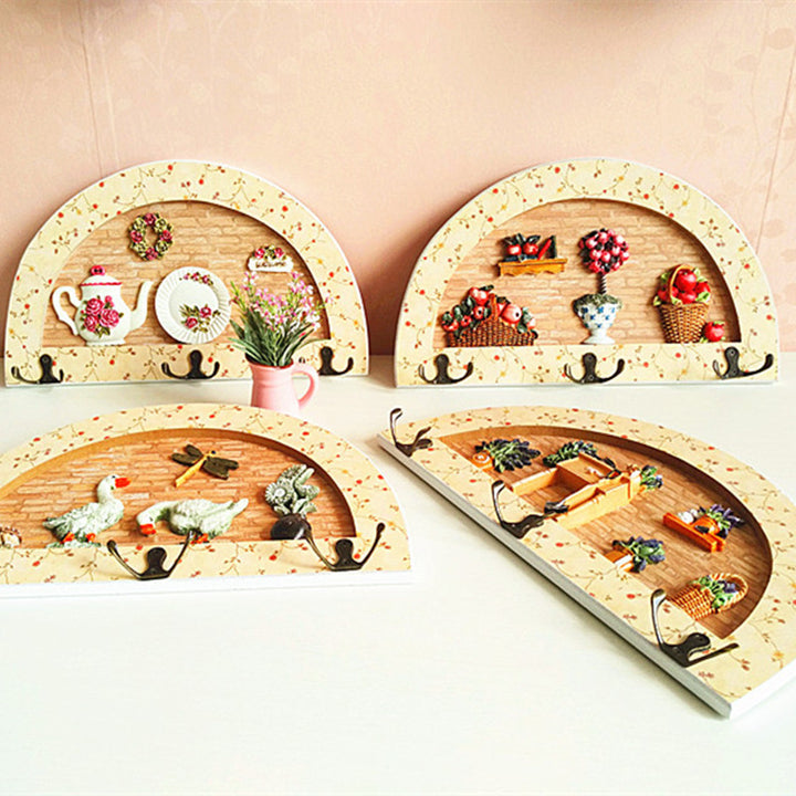 Decoratieve Wandhaak Rack Set