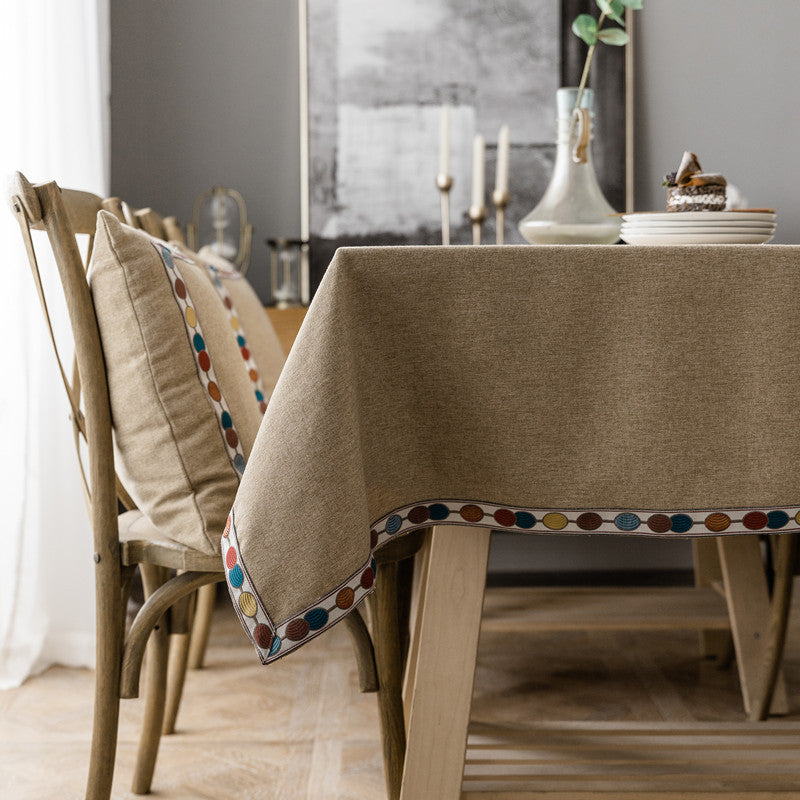 Decoratieve Tafelkleed met Geometrische Rand