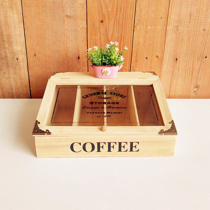 Decoratieve Koffie Opbergdoos