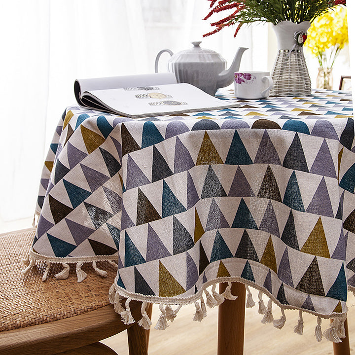 Thuis Decoratieve Ronde Tafelkleed