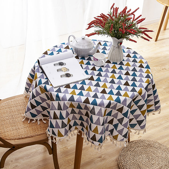 Thuis Decoratieve Ronde Tafelkleed
