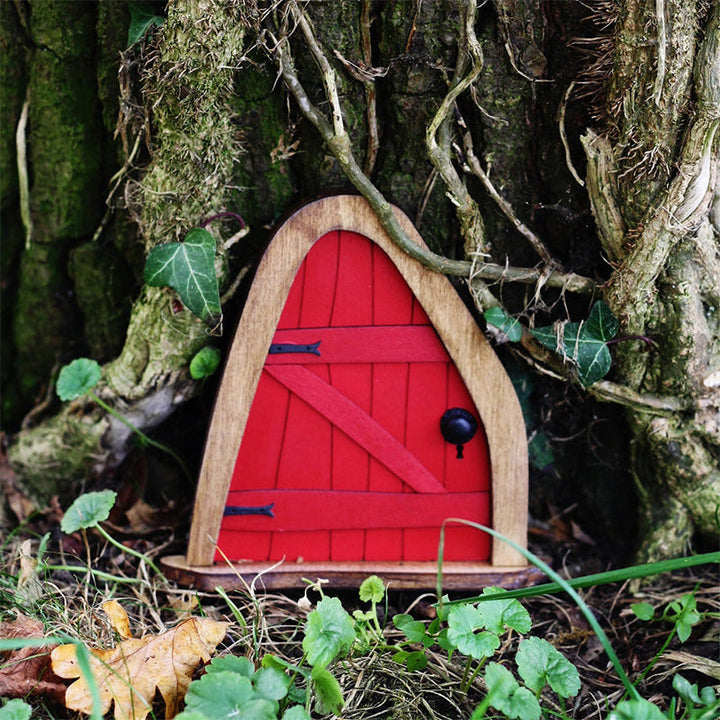 Sprookjesachtige scène - Mini-elven deur