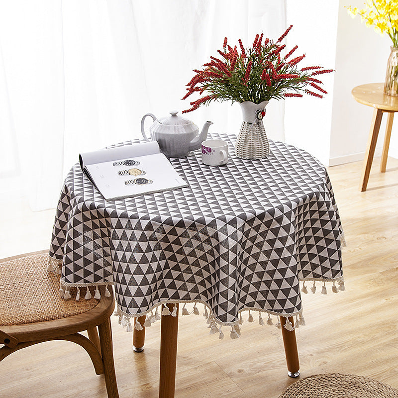 Thuis Decoratieve Ronde Tafelkleed