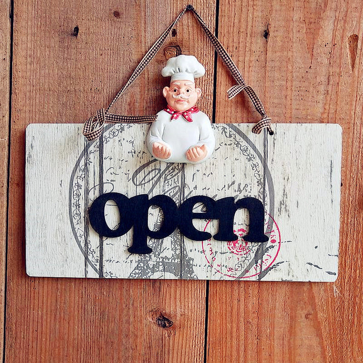 Decoratieve Koks-Themed Hangbord Set