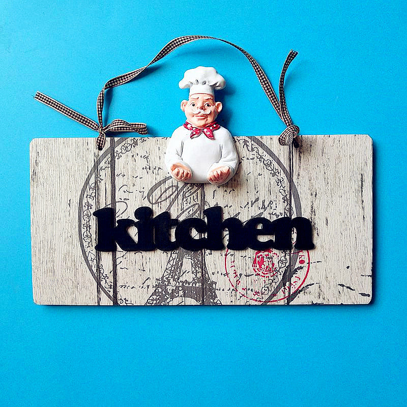 Decoratieve Koks-Themed Hangbord Set