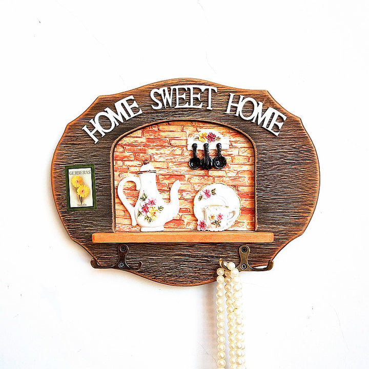 Decoratieve Wandhaak Organiserende Plank