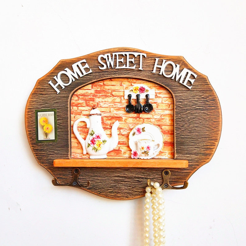Decoratieve Wandhaak Organiserende Plank