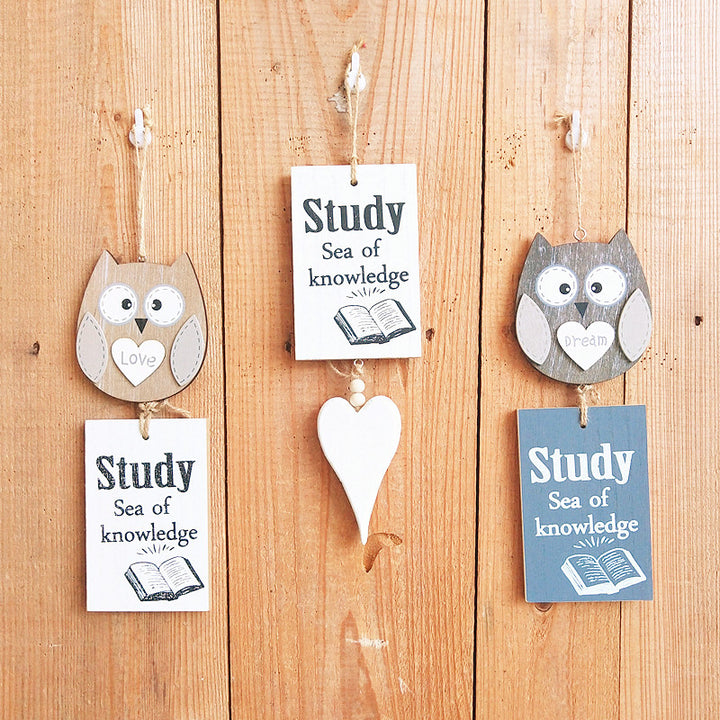 Decoratieve Uil Wandhangbord