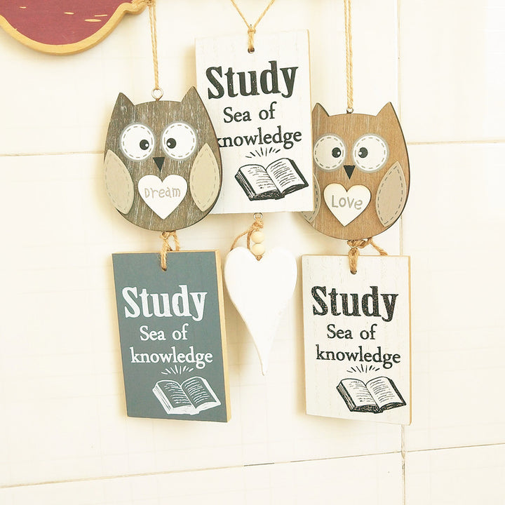Decoratieve Uil Wandhangbord