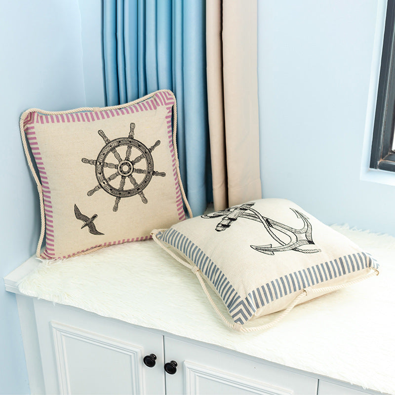Ankerprint Decoratieve Kussen
