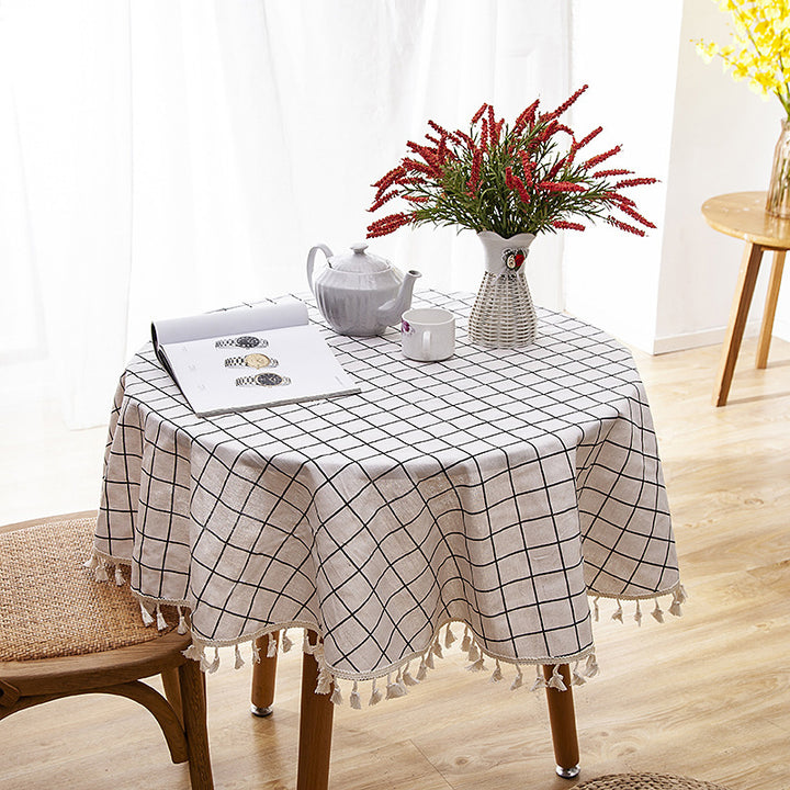 Thuis Decoratieve Ronde Tafelkleed