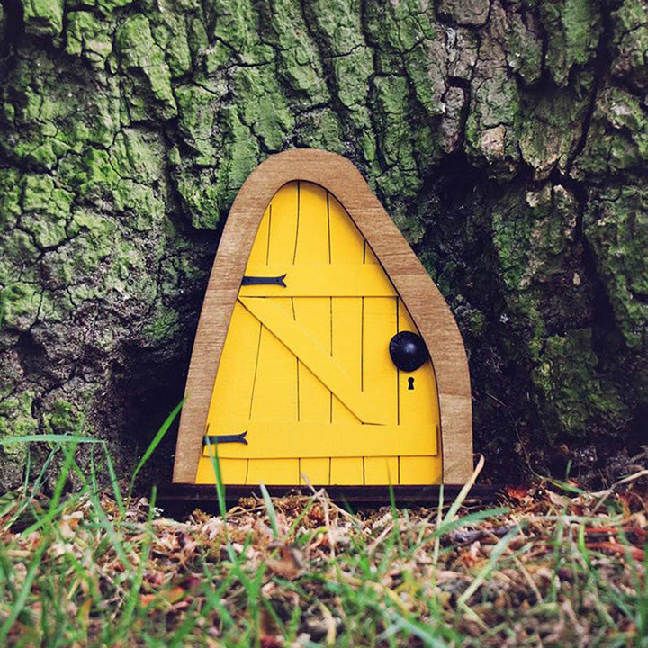 Sprookjesachtige scène - Mini-elven deur