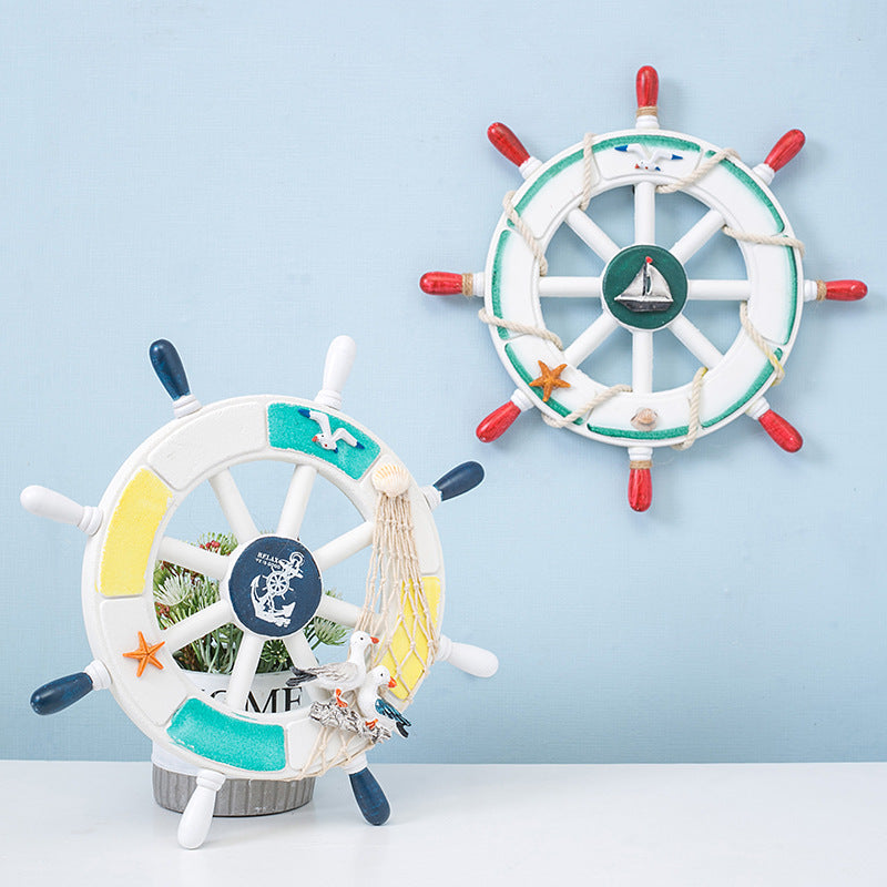 Maritieme Scheepswiel Wandaccent