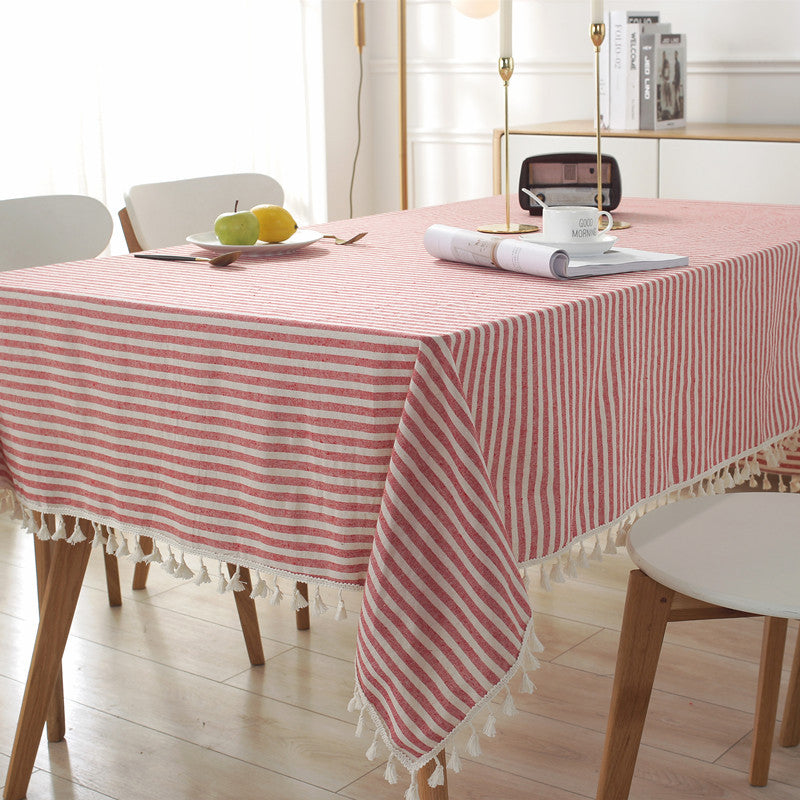 Gestreepte Decoratieve Tafelkleed