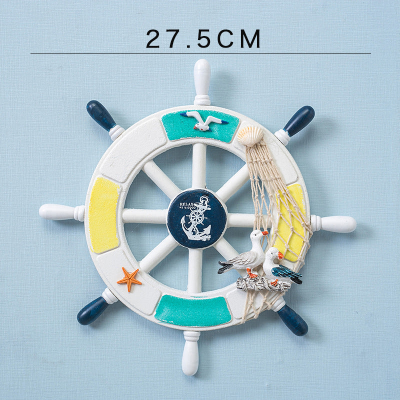 Maritieme Scheepswiel Wandaccent