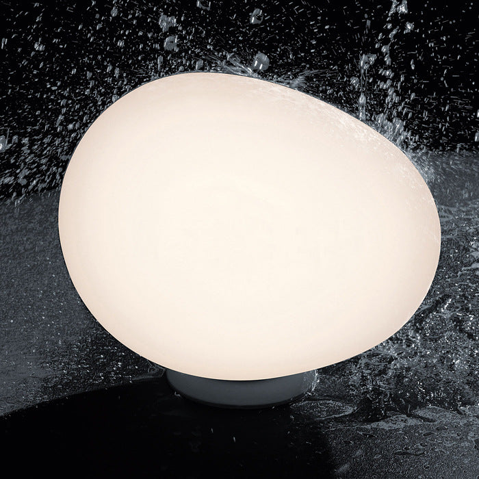 Artistische Eivormige Tafellamp met Zachte Glans Ontwerp