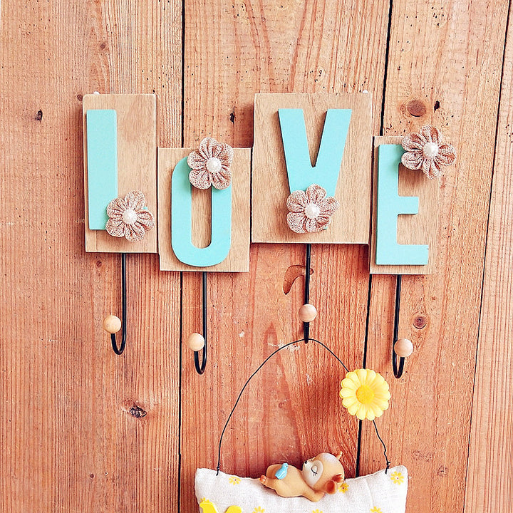 Decoratieve Love Wandhaak Rack