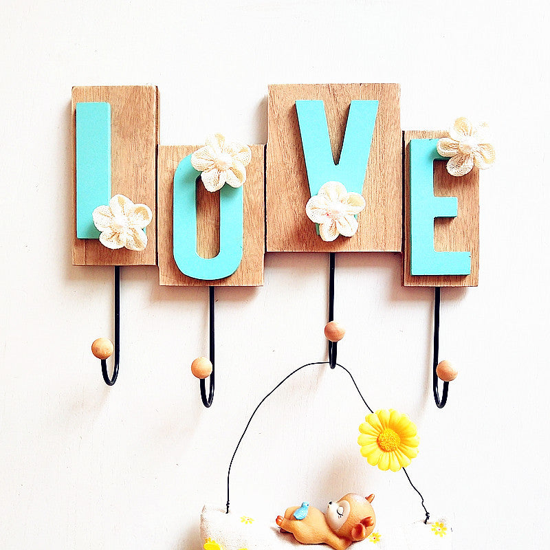 Decoratieve Love Wandhaak Rack