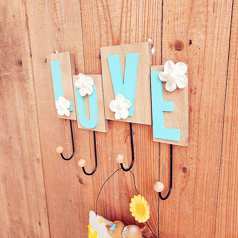 Decoratieve Love Wandhaak Rack