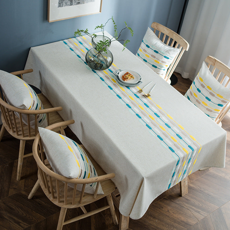 Decoratieve Geborduurde Tafelkleed