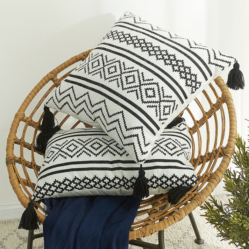 Decoratieve Geometrisch Patroon Throw Kussen