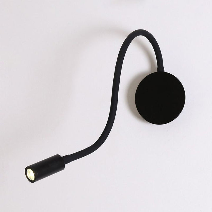 Verstelbare Cilinder Leeslamp Wandlamp Hedendaagse Silicone en Metaal LED Zwart/Wit Wandlamp