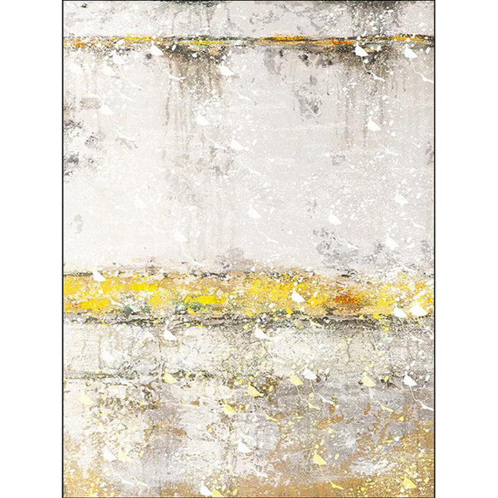 Moderner woonkamer tapijt in grijs Abstract olieverfschilderij gedrukt tapijt Polyester huisdiervriendelijk woonkamer tapijt