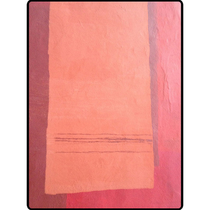 Rood en gele slaapkamer tapijt Modern abstracte verf patroon vloerkleed polyester wasbaar vlekbestendig kleed