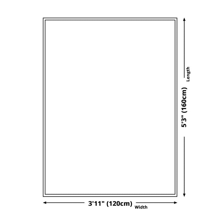 Grauer Novelty-Rug Polyester geometrisch patroon Tapijt waschbaar antislip achterkant Tapijt voor de woonkamer