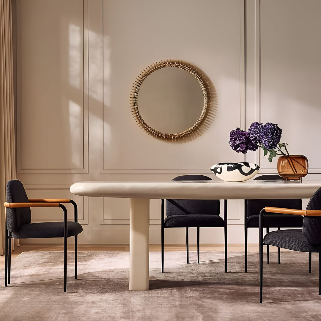Handvaas van glas door Arostaown – minimalistisch en decoratief | Transparante binnenkant voor bloemen, hydroponics en moderne planten in amber