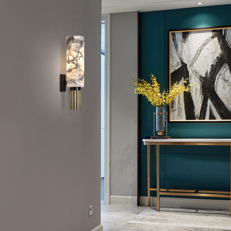 Wandlampen met elegant marmeren ontwerp
