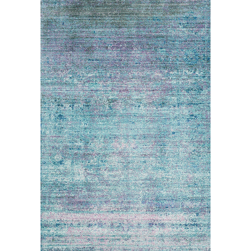 Einfache abstracte tapijt blauw moderne tapijt polyester wasbaar huisdiervriendelijk antislip tapijt voor de woonkamer