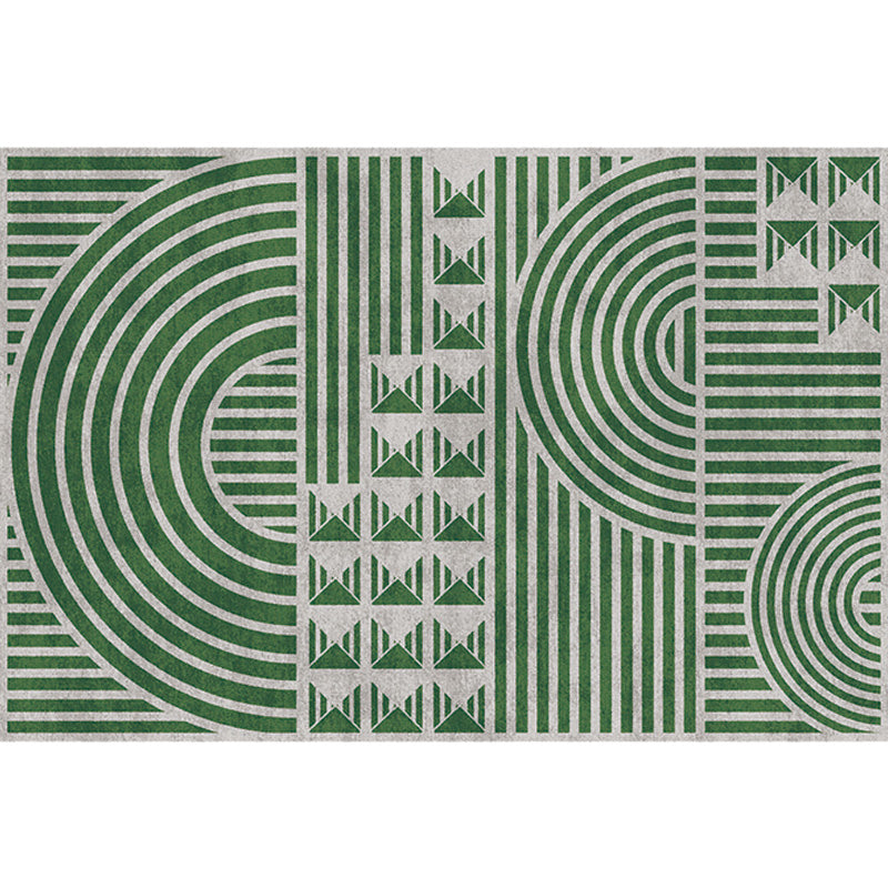 Kreatieve Modernistische Tapijt Polyester Geometrisch en Strepenpatroon Tapijt Wasbaar Huisdiervriendelijk Antislip Tapijt voor de Woonkamer