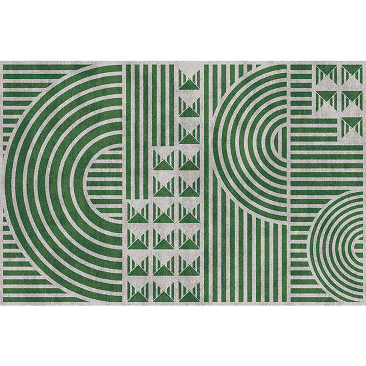 Kreatieve Modernistische Tapijt Polyester Geometrisch en Strepenpatroon Tapijt Wasbaar Huisdiervriendelijk Antislip Tapijt voor de Woonkamer