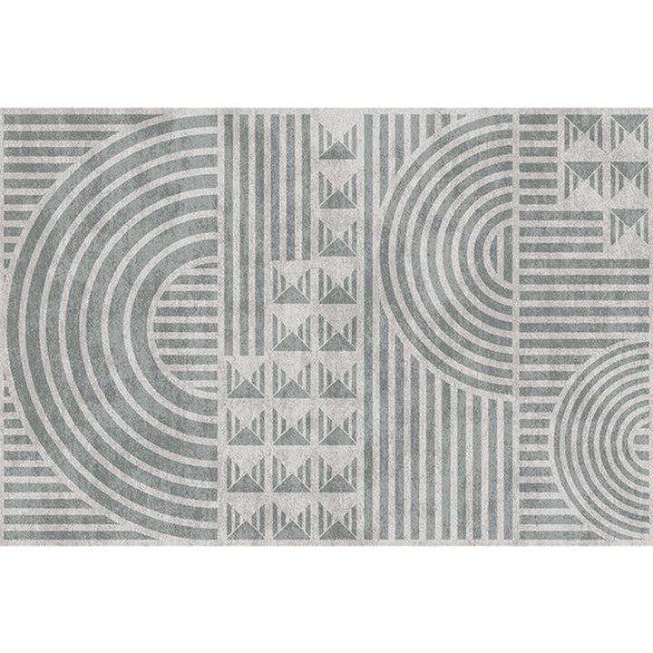 Kreatieve Modernistische Tapijt Polyester Geometrisch en Strepenpatroon Tapijt Wasbaar Huisdiervriendelijk Antislip Tapijt voor de Woonkamer