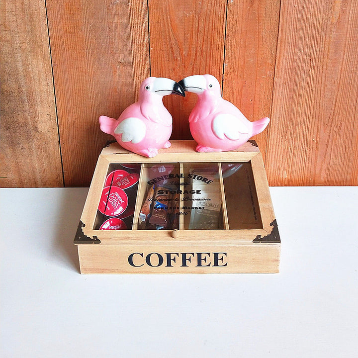 Decoratieve Koffie Opbergdoos