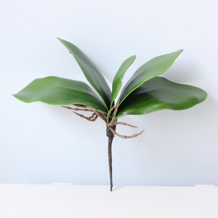 Realistisch Kunst Orchid Leaf Arrangement