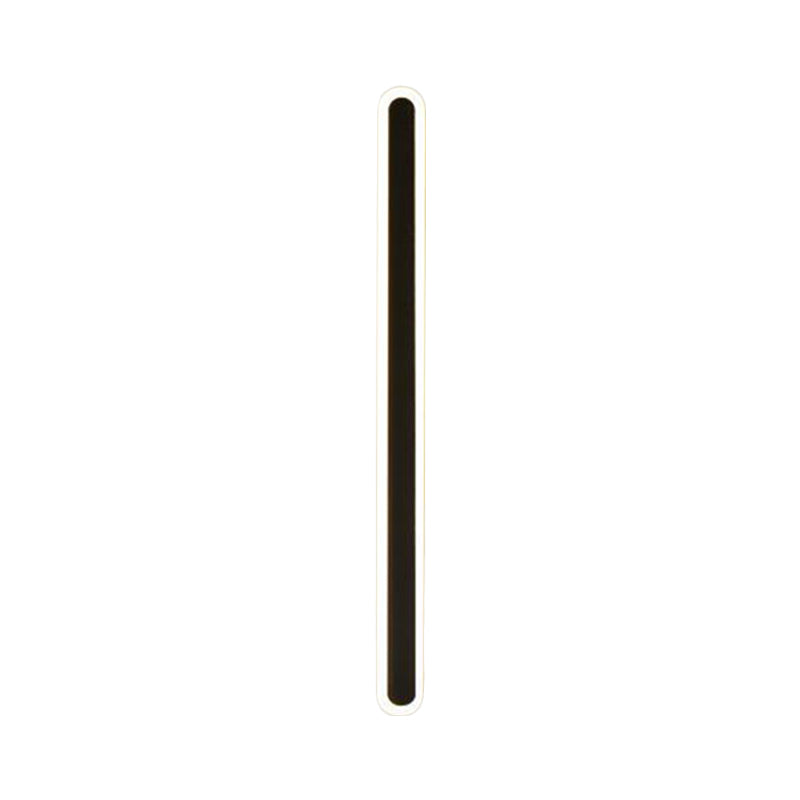 Verlengde Bar Slaapkamer Flush Wandlamp Acryl 16"/23.5"/31.5" W LED Nordic Wandlamp in Warm/Wit Licht, Zwart/Wit