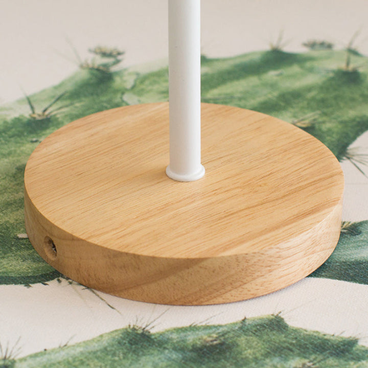 Nordic Style Wandlamp Dome 1 Gloeilamp Metaal & Hout met Vogel voor Kinderkamer