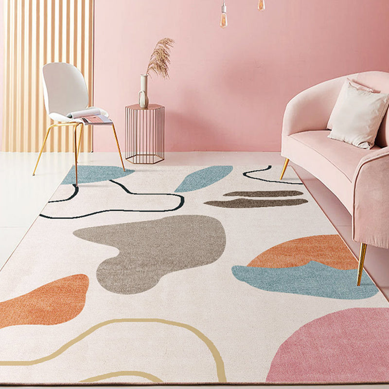 Arosta | Kleur Blok Ontwerp Novelty Stijl Kleurrijke Vloerkleed Huisdiervriendelijk Polyester Vloerkleden voor Woonkamer