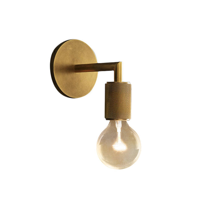 Geribbelde wandlamp met arm Postmodern eenvlam metalen/helder glazen wandlamp met/zonder schijf/sfeer/conus kap