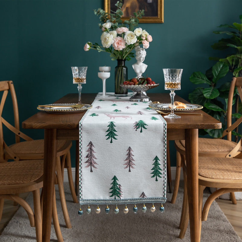 Decoratieve Katoenen Tafelkleed